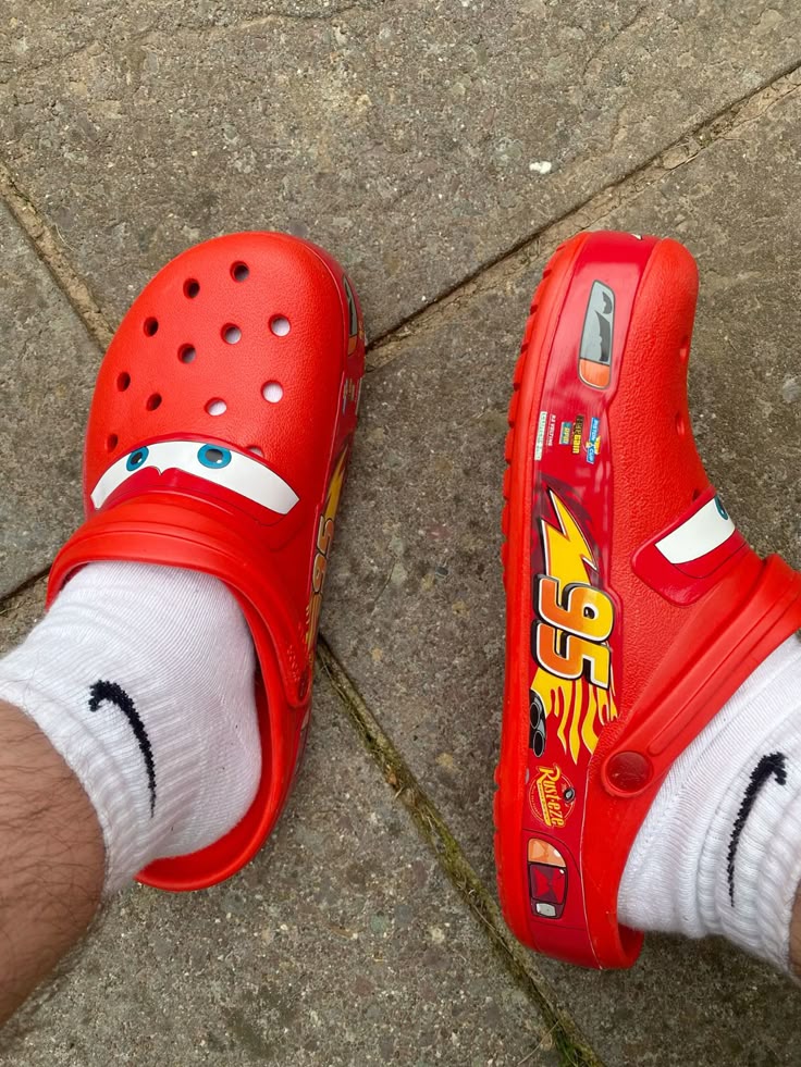 Cars Crocs Rood
